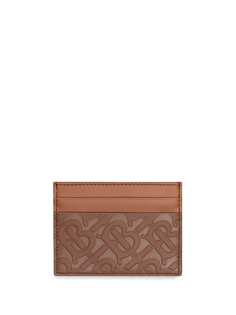 Burberry картхолдер с монограммой