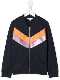 Little Marc Jacobs свитер на молнии со вставками