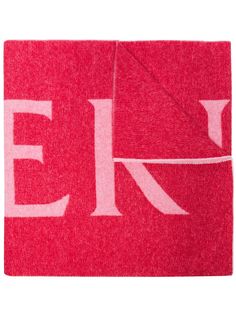 Moncler трикотажный шарф с логотипом