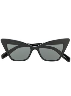 Yves Saint Laurent Pre-Owned солнцезащитные очки в оправе кошачий глаз