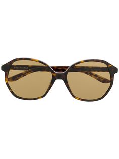 Balenciaga Eyewear массивные солнцезащитные очки в круглой оправе
