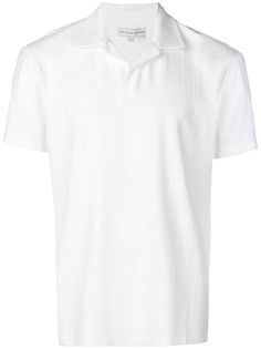 Orlebar Brown фактурная рубашка-поло