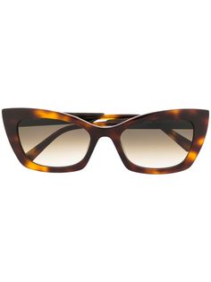 MCM солнцезащитные очки черепаховой расцветки