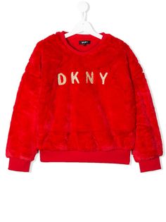 Dkny Kids джемпер с контрастным логотипом