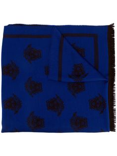 Versace шарф вязки интарсия с логотипом Medusa