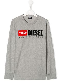 Diesel Kids топ с логотипом
