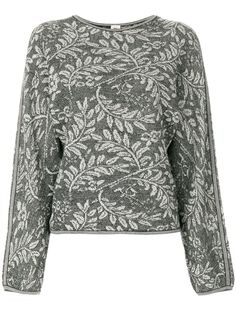 Emanuel Ungaro Pre-Owned трикотажная блузка с узором