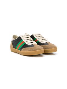 Gucci Kids кроссовки в полоску