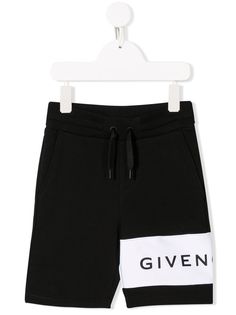 Givenchy Kids спортивные шорты с логотипом