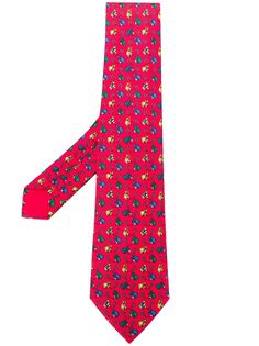 Hermès галстук 2000-х годов с принтом Hermes