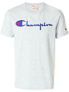 Champion футболка с заплаткой с логотипом