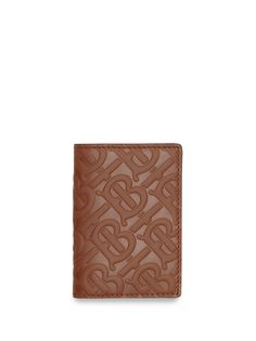 Burberry складной картхолдер с монограммой
