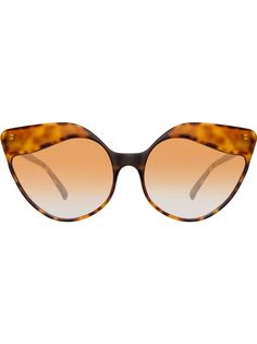 Linda Farrow солнцезащитные очки в оправе кошачий глаз