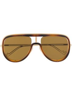 Fendi Eyewear солнцезащитные очки-авиаторы