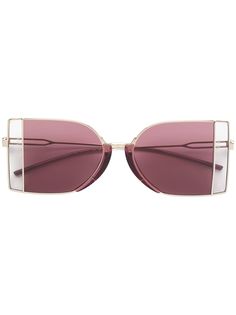 Calvin Klein 205W39nyc солнцезащитные очки в металлической оправе