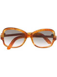 Yves Saint Laurent Pre-Owned солнцезащитные очки 1970-х годов с линзами градиент
