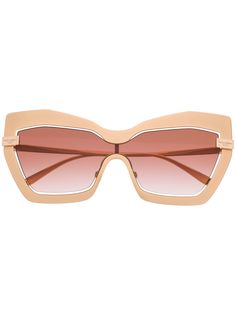 Dolce & Gabbana Eyewear солнцезащитные очки с металлическим логотипом
