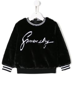 Givenchy Kids толстовка из искусственного меха