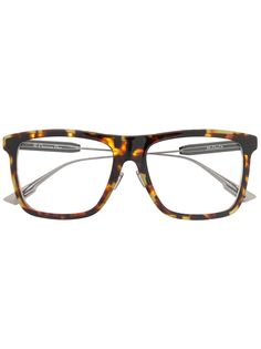 Dior Eyewear очки в квадратной черепаховой оправе