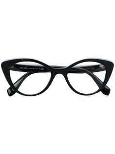 Miu Miu Eyewear очки в оправе кошачий глаз