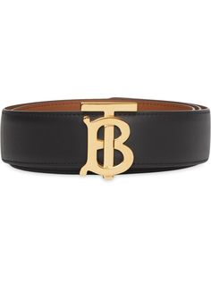 Burberry двусторонний ремень с монограммой