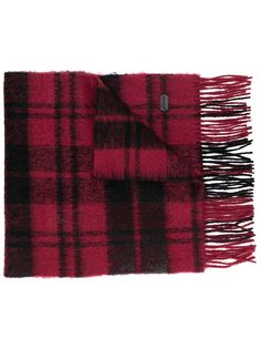 Saint Laurent шарф в клетку