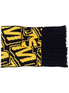 MSGM шарф оверсайз с логотипом