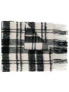 Saint Laurent шарф в клетку