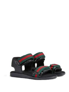 Gucci Kids сандалии с ремешками Web