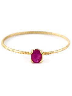 Wouters & Hendrix Gold кольцо с камнем Ruby