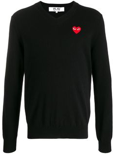Comme Des Garçons Play свитер с вышитым логотипом