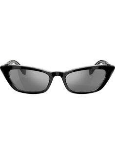 Miu Miu Eyewear солнцезащитные очки в оправе кошачий глаз