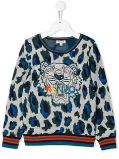 Kenzo Kids джемпер с принтом