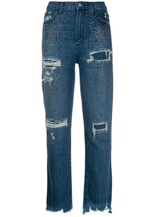 J Brand декорированные джинсы