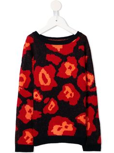 Little Marc Jacobs джемпер с цветочным принтом