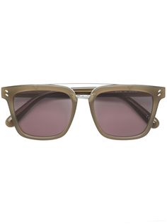 Stella McCartney Eyewear солнцезащитные очки в квадратной оправе