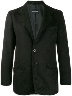Giorgio Armani Pre-Owned фактурный пиджак 1990-х годов