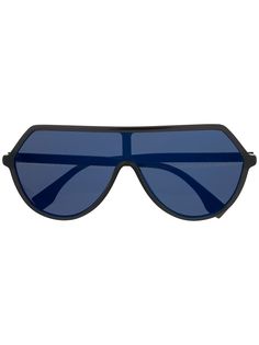 Fendi Eyewear массивные солнцезащитные очки Roma Amor