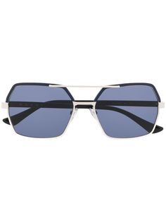 Marni Eyewear солнцезащитные очки-авиаторы в массивной оправе