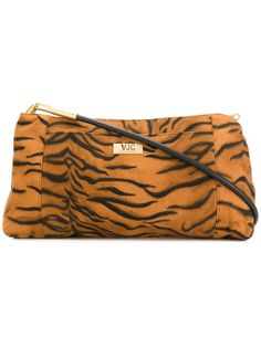 Versace Pre-Owned сумка на плечо с принтом зебры