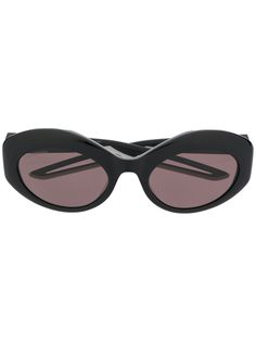 Balenciaga Eyewear солнцезащитные очки в круглой оправе