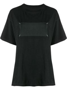 Maison Margiela футболка с декоративной строчкой