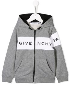 Givenchy Kids куртка с контрастным логотипом
