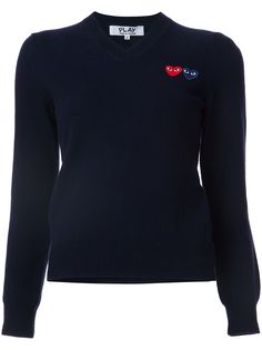 Comme Des Garçons Play джемпер с V-образным вырезом