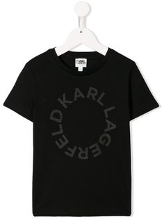 Karl Lagerfeld Kids футболка с логотипом