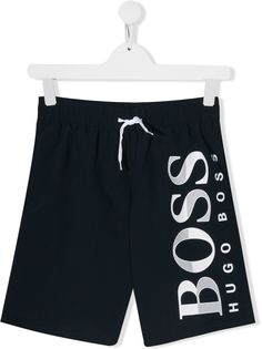 Boss Kids спортивные шорты с логотипом