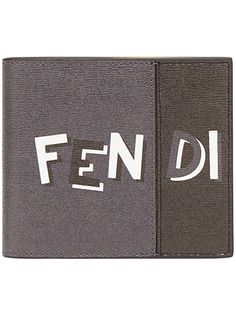 Fendi бумажник с принтом логотипа
