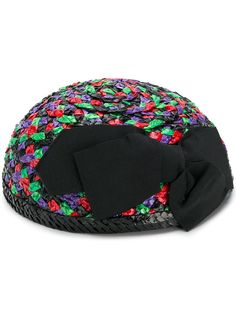 Yves Saint Laurent Pre-Owned плетенная шляпа