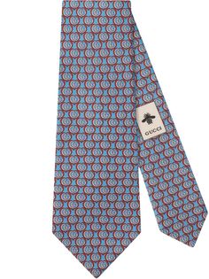 Gucci галстук с монограммой
