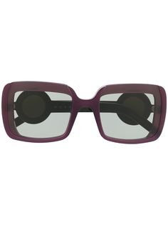 Marni Eyewear солнцезащитные очки в квадратной оправе